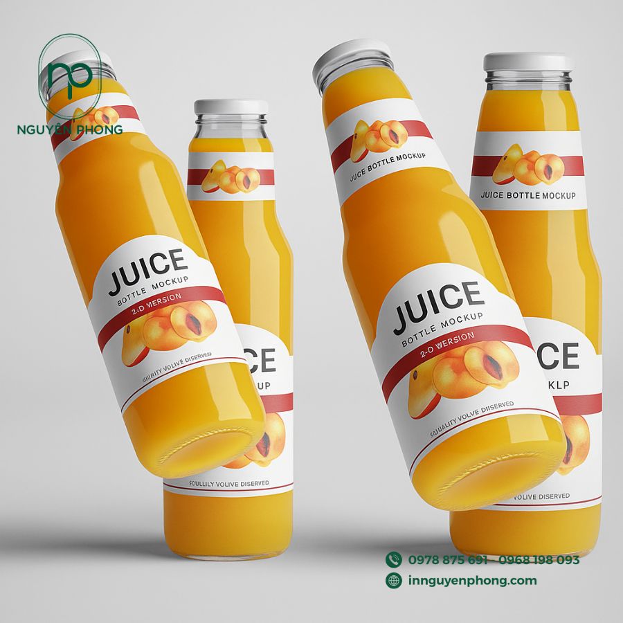 In Tem Dán Cổ Chai Lọ Giá Rẻ